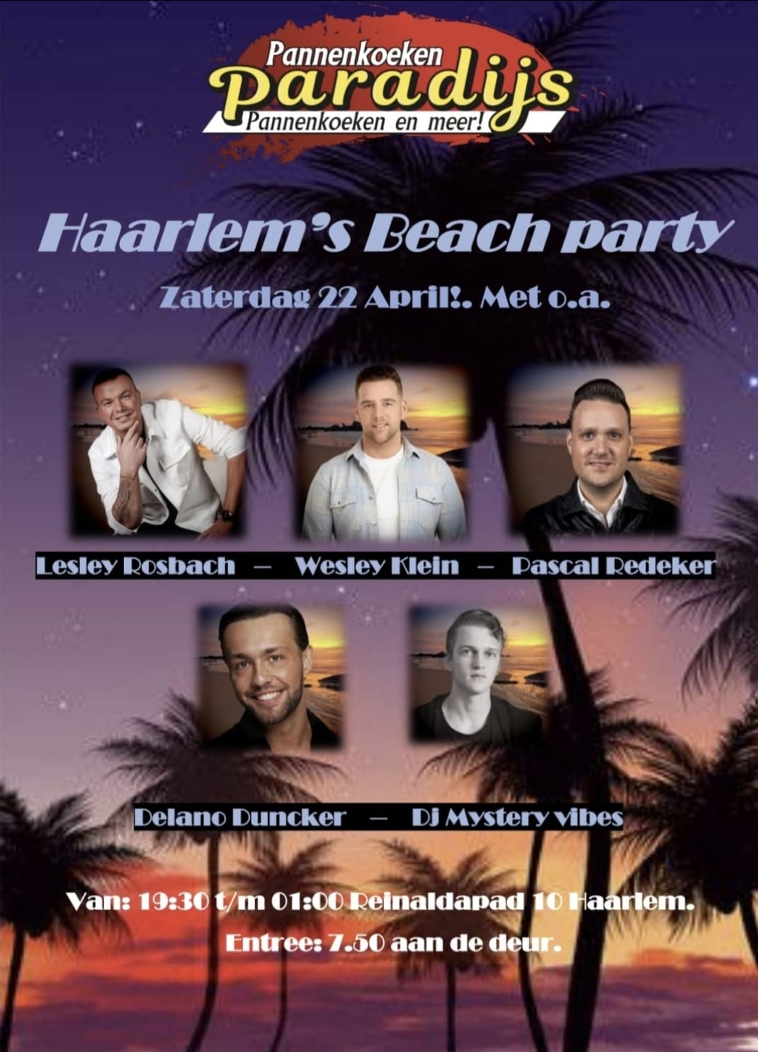 Poster Haarlem's Beach Party