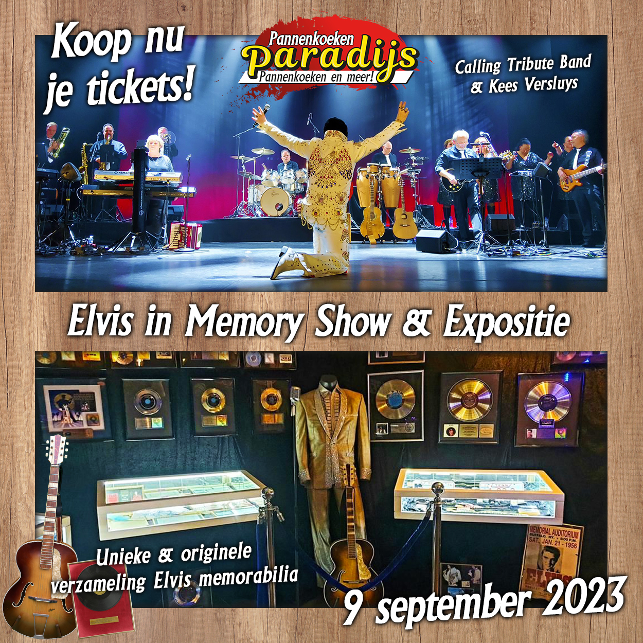 Elvis in Memory Tributeshow & unieke expositie!