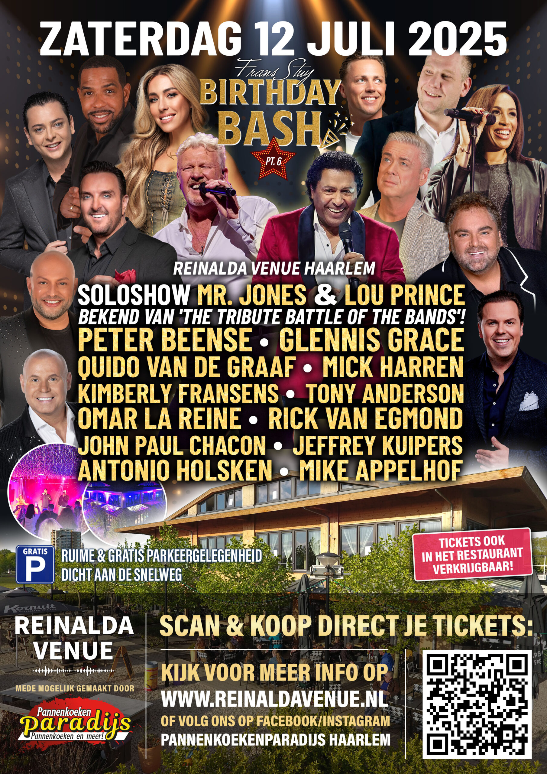 Tribute helden Mr. Jones & Lou Prince op 6e editie Birthday Bash!