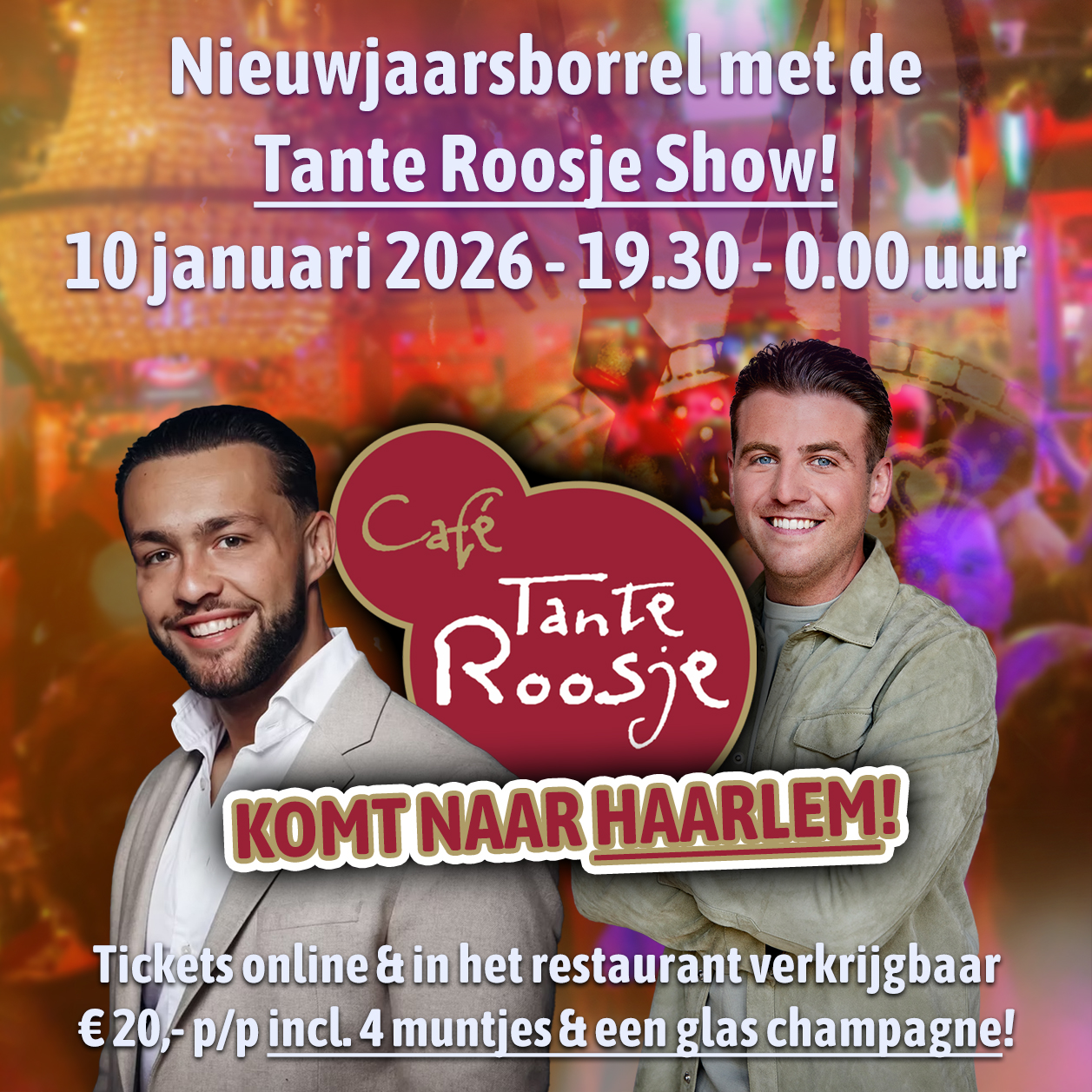 Tante Roosje komt naar Haarlem!