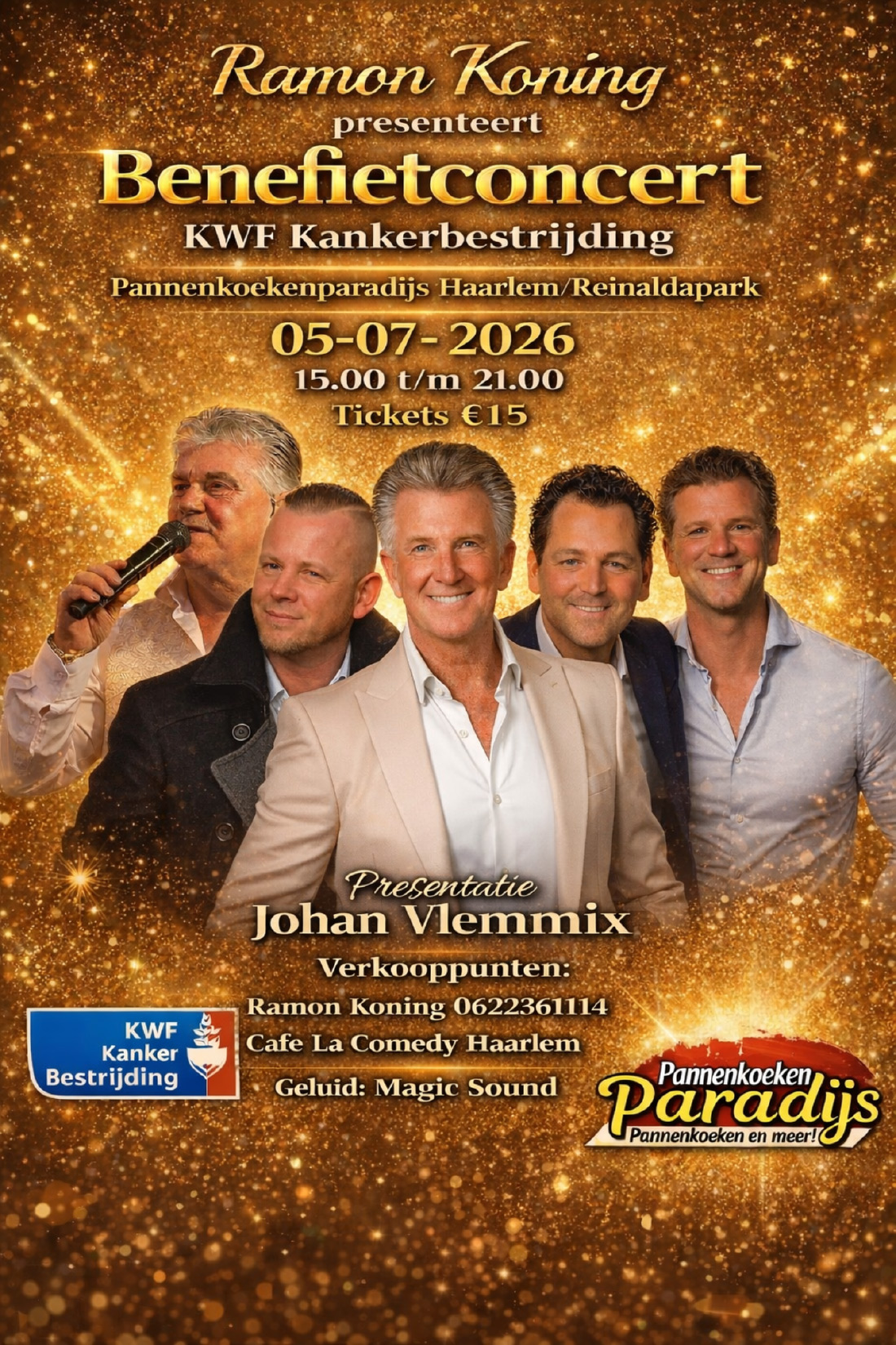 Benefietconcert Ramon Koning - Samen tegen kanker